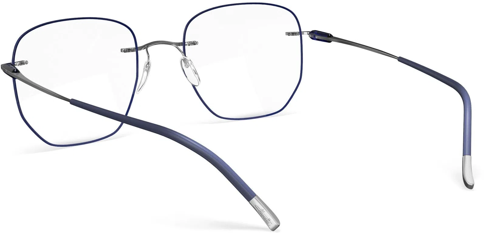 Silhouette Purist Color Groove Demo Rimless 5561 Eyeglasses - view 112